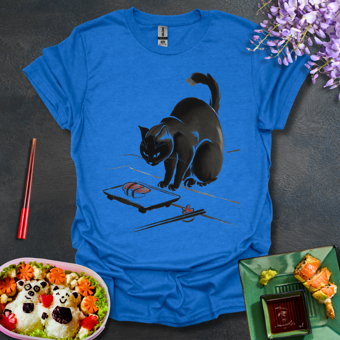 Ink Painting Cat Softstyle T-Shirt