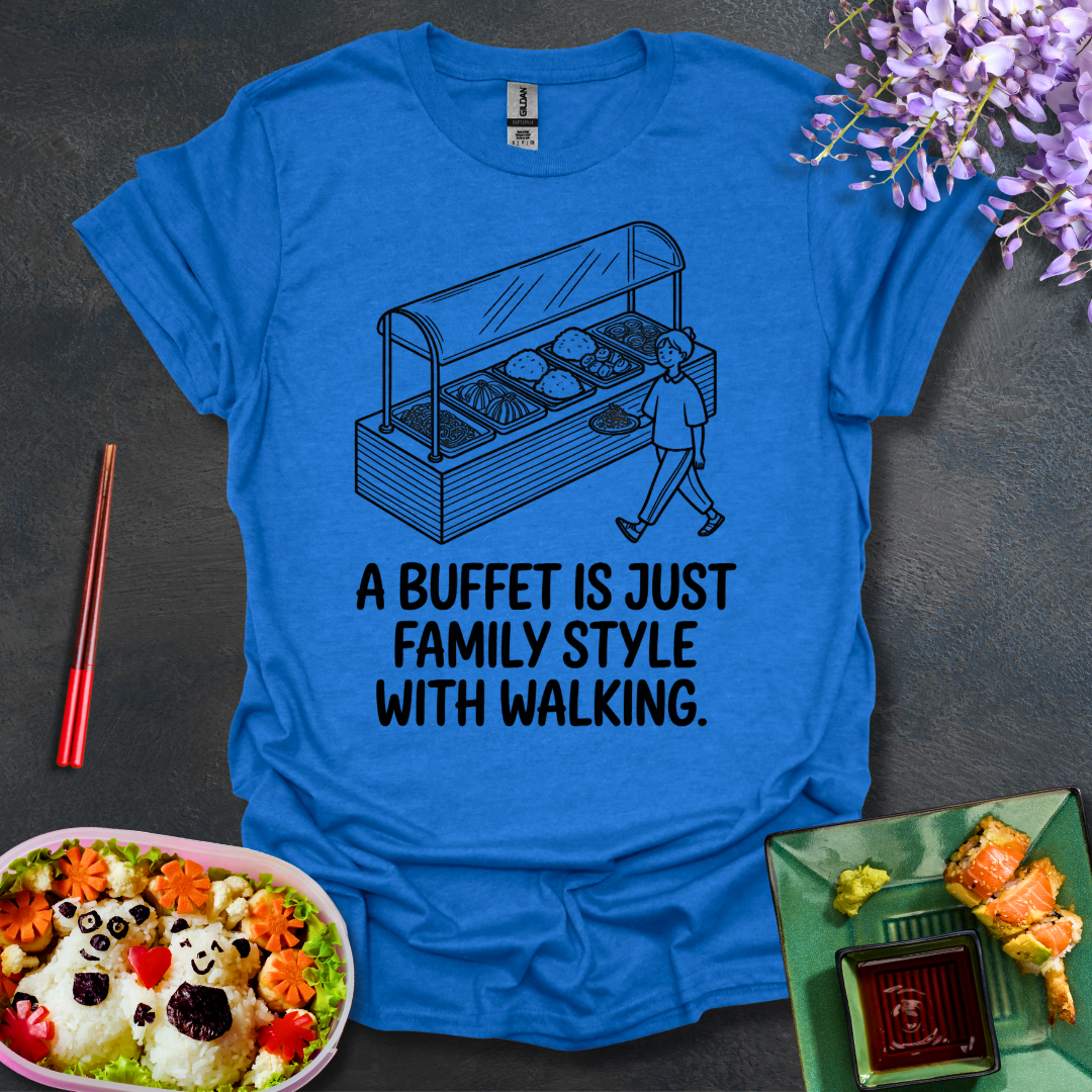 Family Style with Walking Softstyle T-Shirt