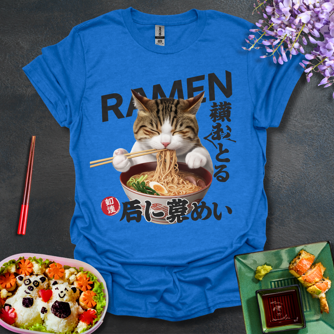Cat Ramen Softstyle T-Shirt