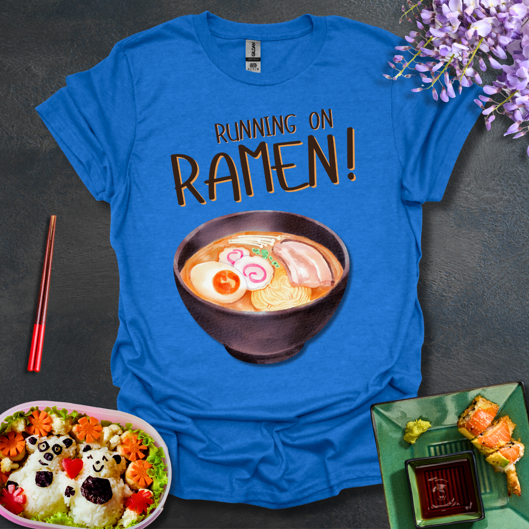 Running on Ramen Softstyle T-Shirt