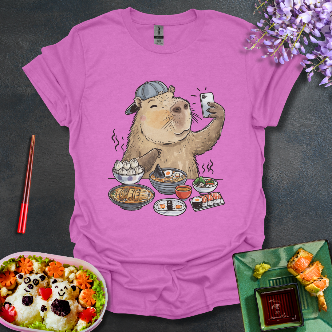 Capybara Selfie Softstyle T-Shirt