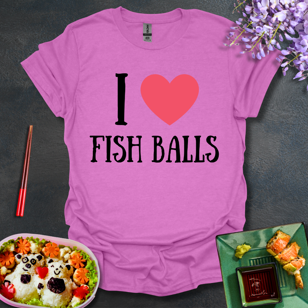 I heart Fish balls Softstyle T-Shirt