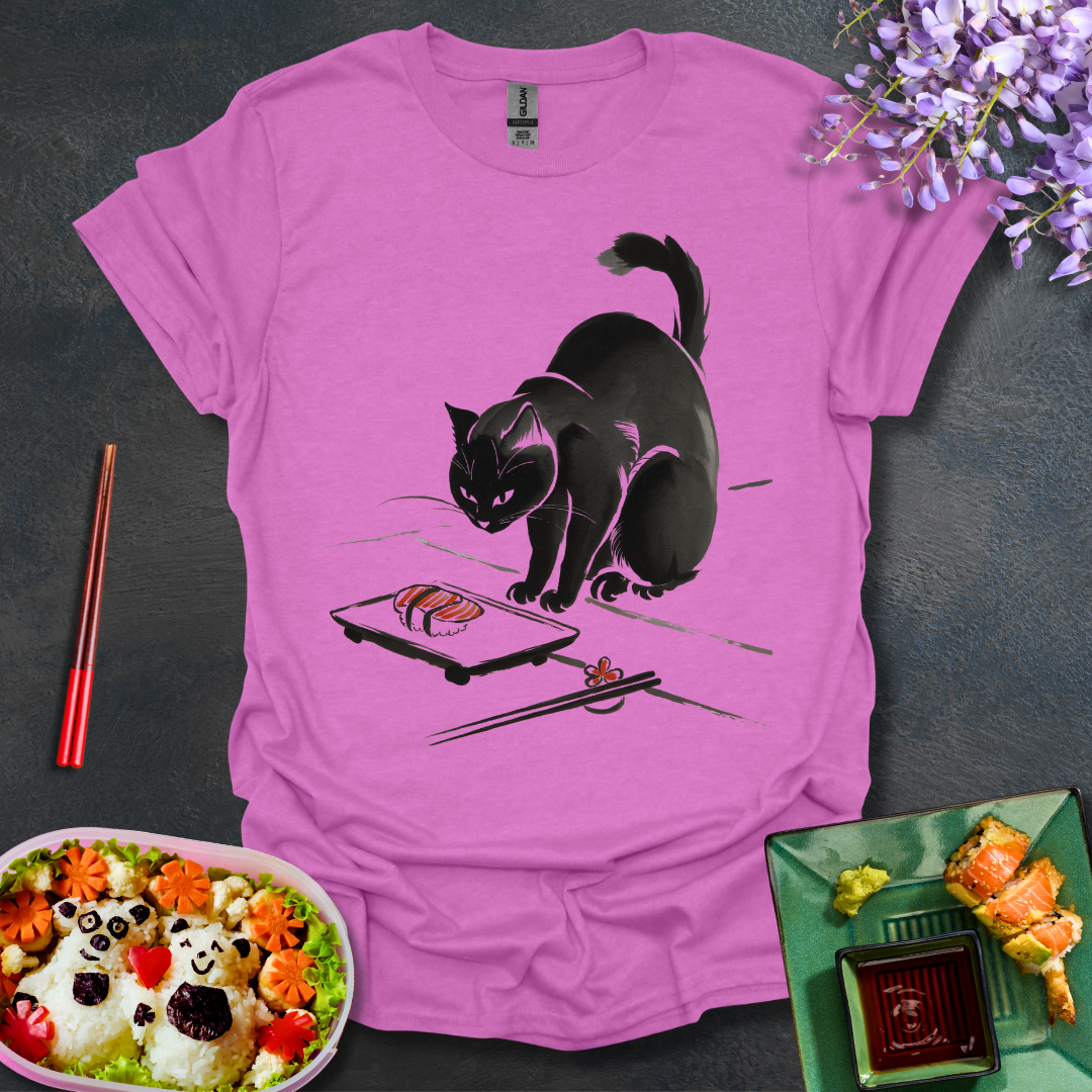 Ink Painting Cat Softstyle T-Shirt