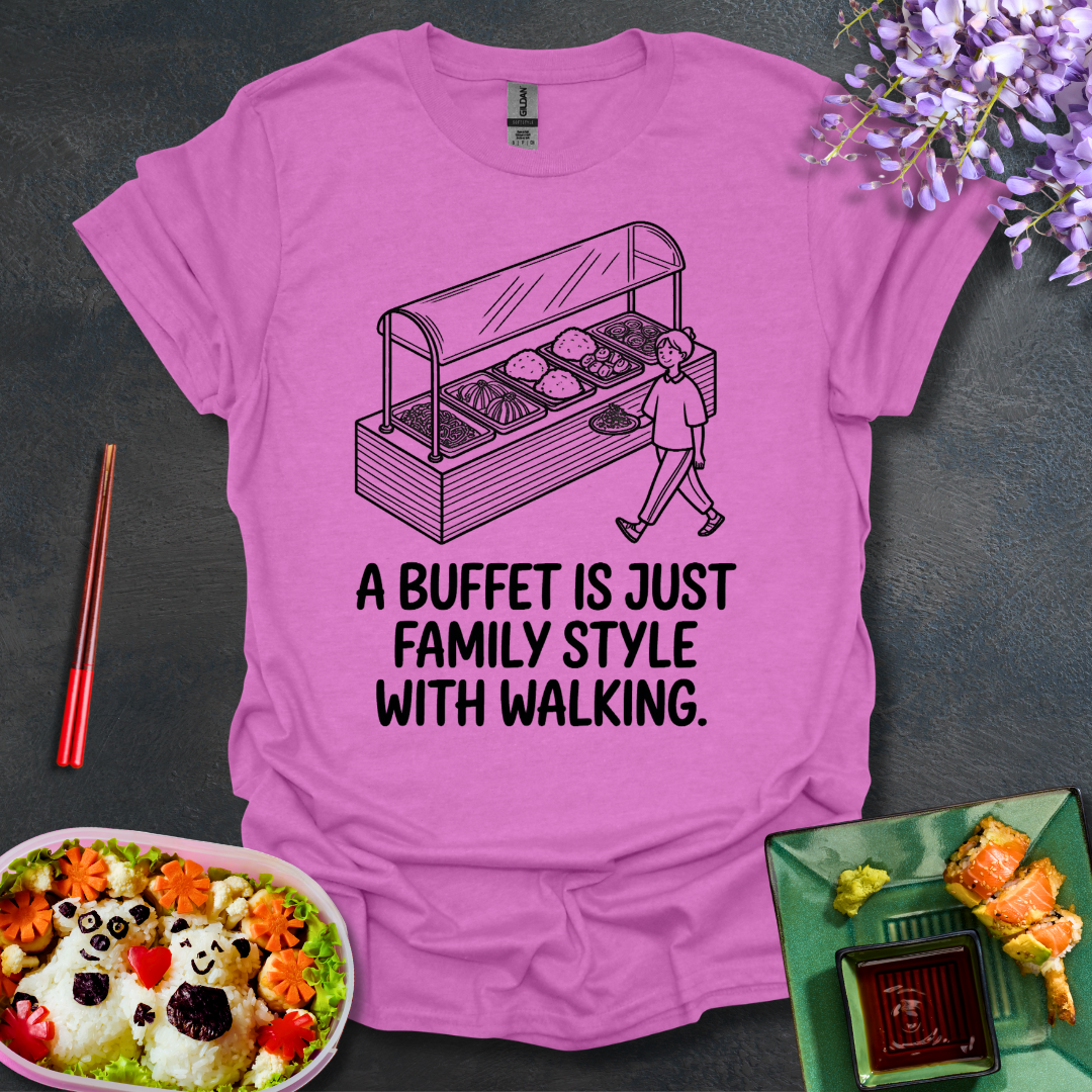Family Style with Walking Softstyle T-Shirt