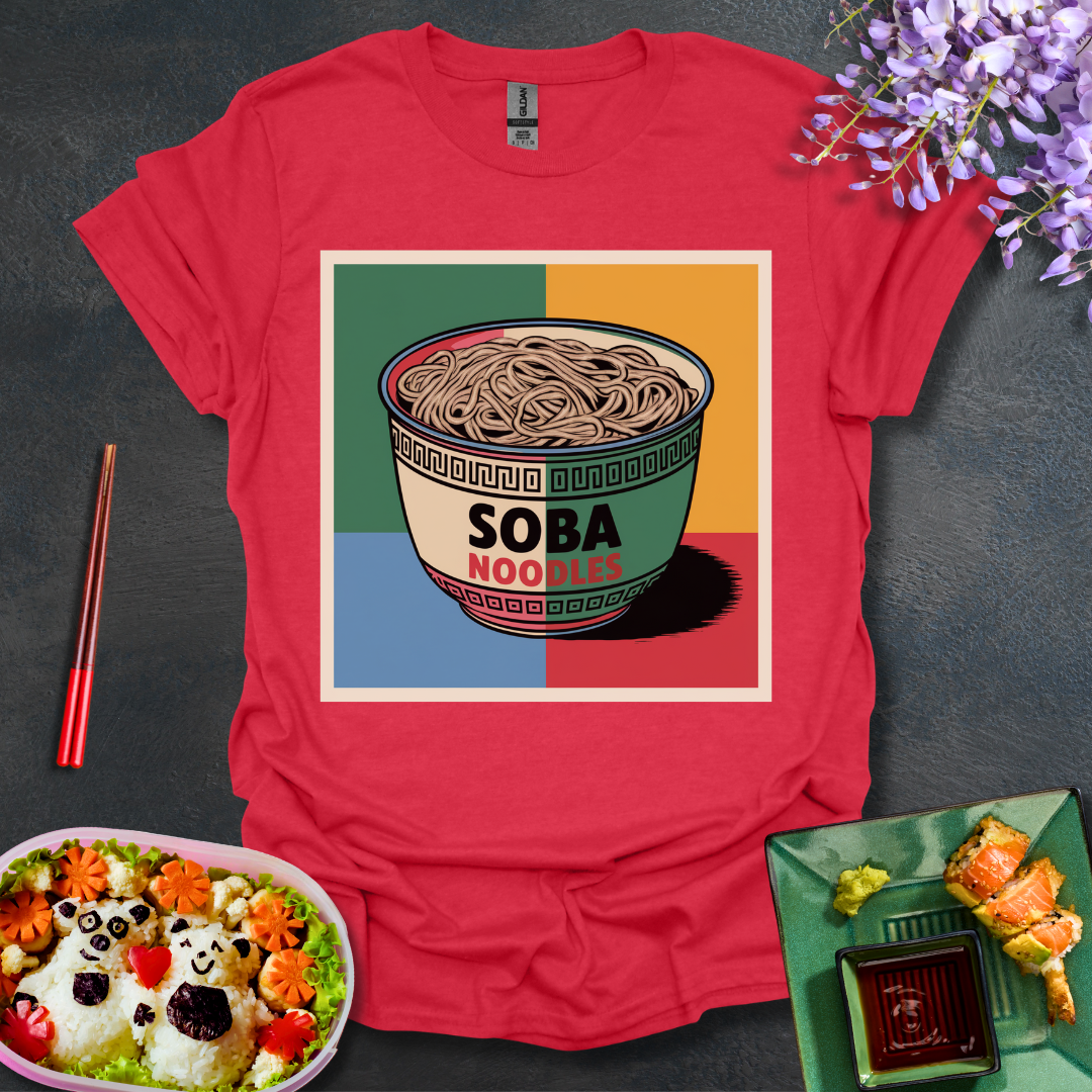 Pop art Soba noodles Softstyle T-Shirt