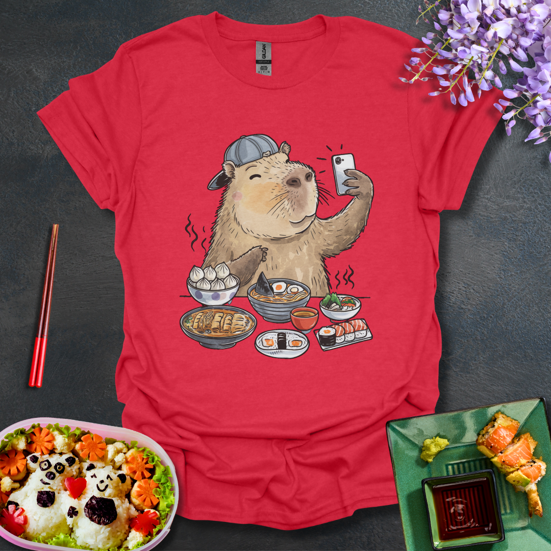 Capybara Selfie Softstyle T-Shirt